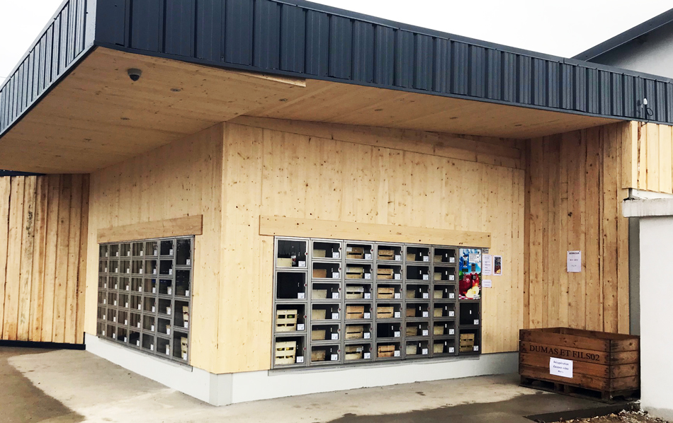 Lancement du distributeur de fruits